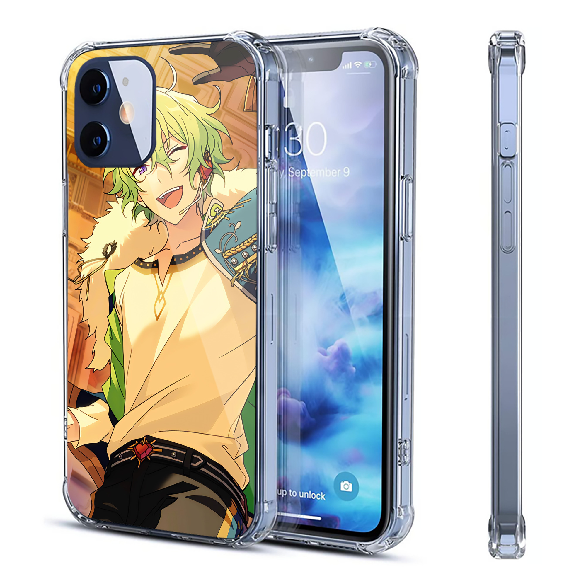（画像用） あんさんぶるスターズ! Ensemble Stars 【iPhone 12シリーズ対応】透明スマホケース（クリアソフトケース）
